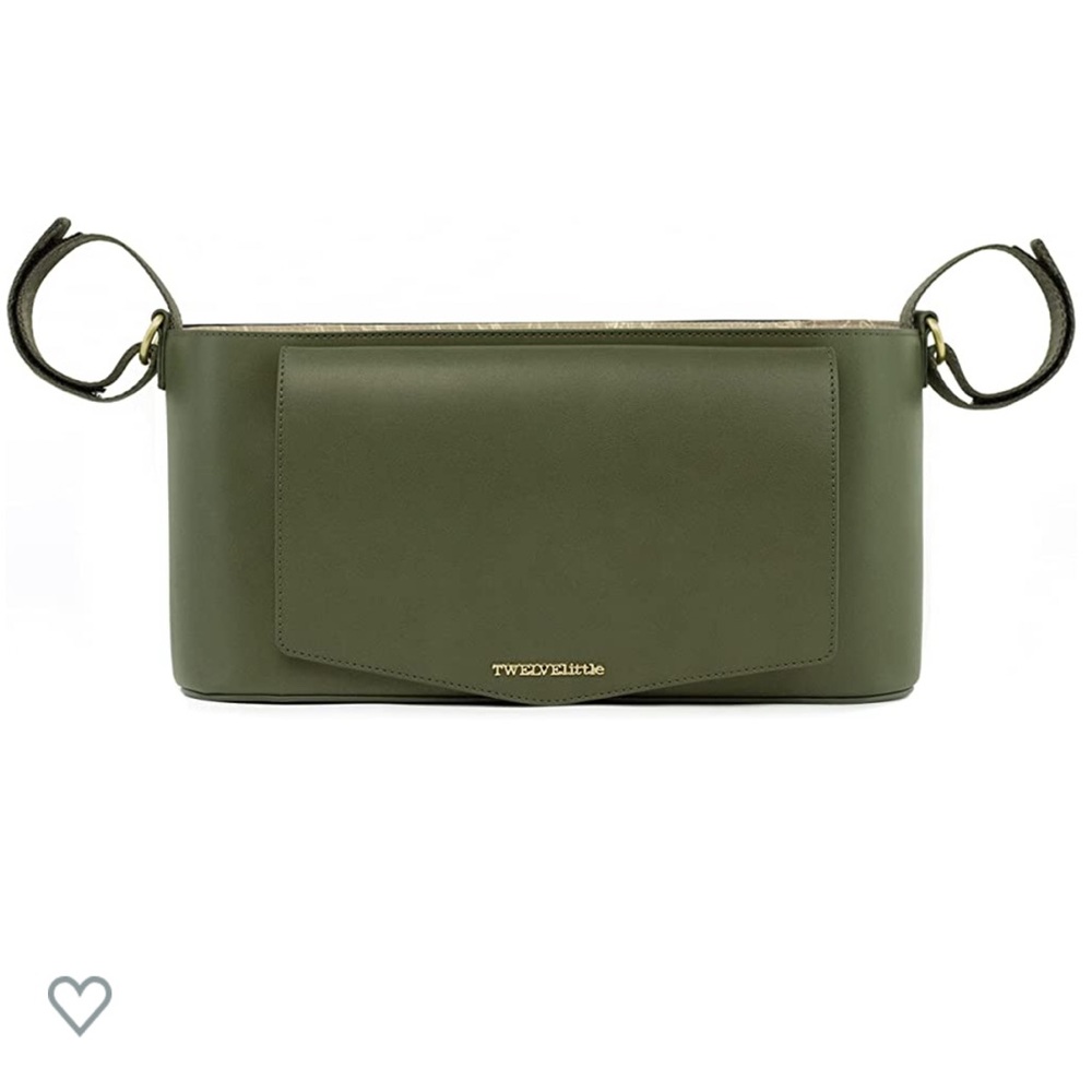 Brand NEW TWELVElittle Stroller Caddy in Olive Green